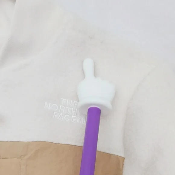 The NorthFace Womens Reversible Insulated Heatseeker Khaki Jacket Size Small NWT - Picture 16 of 16